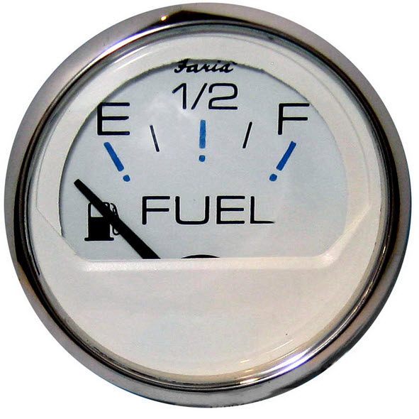 Fuel Level, E-1/2-F 13801 - Faria Marine Instruments Gauges and Compasses - MarineEngine.com