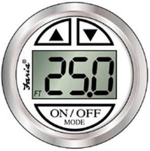 Depth Sounder w/Transom Mount Transducer 13850 - Faria Marine Instruments Gauges and Compasses - MarineEngine.com