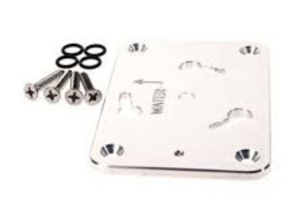 Spare Bow Mount Base Kit Only, Black Powder Coat KPBQCKB - Marinetech Products Trolling Brake - MarineEngine.com