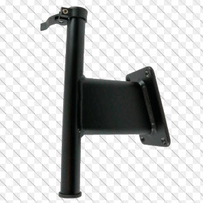 Transom Mount Bracket, 5" Setback, Black Powder Coat KPS50B - Marinetech Products Trolling Brake - MarineEngine.com