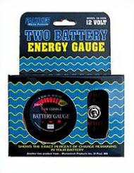 Dual Battery Energy Gauge 55-6200 - Marinetech Products Battery Accessories - MarineEngine.com