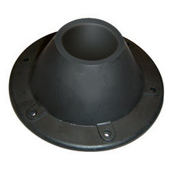 Floor Receptacle, 6-Hole, Surface Mount DTY - JIF Marine Deck Chairs and Tables - MarineEngine.com