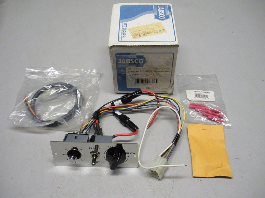 Control Panel, F/1986-Earlier 66120-0000 - Jabsco Pumps Spotlight Parts - MarineEngine.com