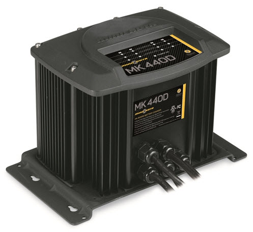 MK-440D, 4 Bank, 10 Amp/Bank 1824405 - Johnson Outdoors Batteries and Battery Chargers - MarineEngine.com