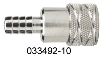 3/8" Barb Chrome Plated Brass Fuel Line Tank Conn., Female 033492-10 - Moeller Manufacturing Co Fuel Fittings Fills and Vents - MarineEngine.com