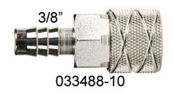 3/8" Barb Chrome Plated Brass Fuel Line Engine Conn., Female 033488-10 - Moeller Manufacturing Co Fuel Fittings Fills and Vents - MarineEngine.com
