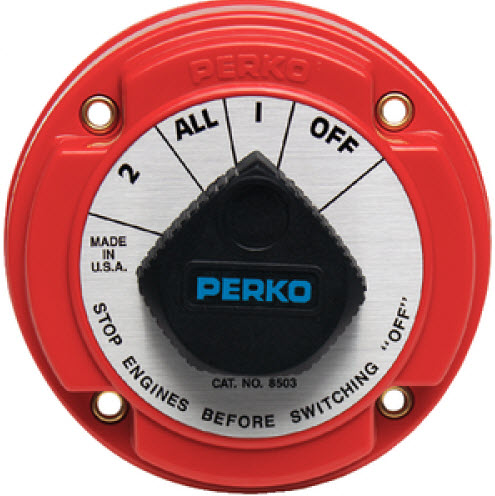 Battery Switch w/Alt Disc w/o Lock 8503DP - Perko Switches - MarineEngine.com