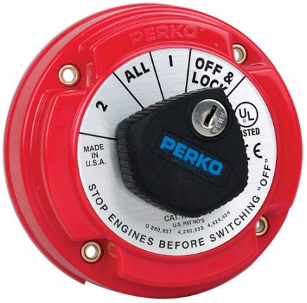Battery Switch w/Alt Disc w/ Lock 8504DP - Perko Switches - MarineEngine.com