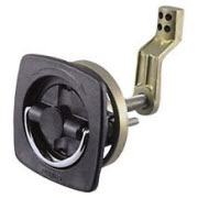 Flush Latch, Non Locking 0932DP1BLK - Perko Deck Cabin Hardware - MarineEngine.com