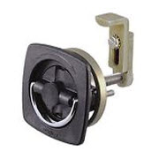 Flush Latch, Non Locking 0932DP2BLK - Perko Deck Cabin Hardware - MarineEngine.com