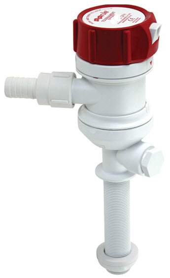 Livewell Pump, 500 GPH, Straight 401STC - Rule Pumps Aerator Pumps - MarineEngine.com