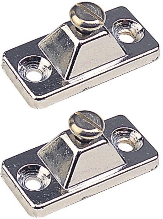 Side Mt.Deck Hinge, Chrome,1"x2" 276250-1 - SeaDog Line Bimini Top Hardware - MarineEngine.com