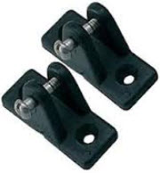 Deck Hinge,Blk,13/16"W,2-7/16"L,3/16"P 273200-1 - SeaDog Line Bimini Top Hardware - MarineEngine.com