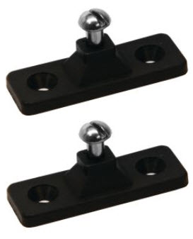 Deck Hinge,Blk,7/8"W,2-7/16"L,1/4"P 273250-1 - SeaDog Line Bimini Top Hardware - MarineEngine.com
