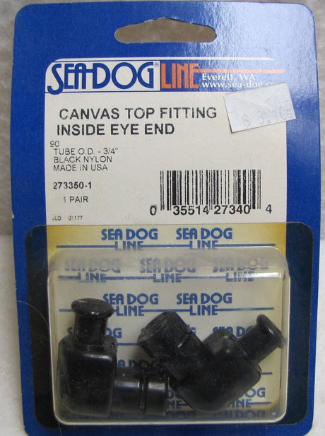 Inside Eye End 90°,Blk,F/3/4" 273350-1 - SeaDog Line Bimini Top Hardware - MarineEngine.com