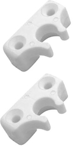 Inside Eye End Brkt.90°,Wht 273370-1 - SeaDog Line Bimini Top Hardware - MarineEngine.com
