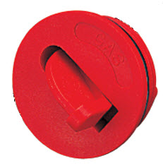 Deck Fill Flip Cap, Gas, Red 357090-1 - SeaDog Line Fuel Fittings Fills and Vents - MarineEngine.com