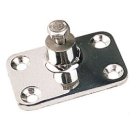 Side Mount Deck Hinge, Heavy Duty 270255-1 - SeaDog Line Bimini Top Hardware - MarineEngine.com