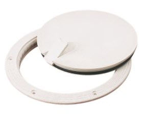 Deck Plate, 6", White, Textured 336262-1 - SeaDog Line Deck Cabin Hardware - MarineEngine.com