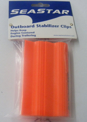 Stabilizer Clips f/SeaStar Pro Cylinders, 4", Pair HYCL-001 - SeaStar Solutions Teleflex Marine Jack Plates and Transom Wedges - MarineEngine.com