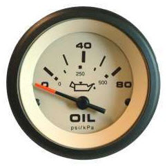 Oil Pressure, 0-80 PSI, Sender Required 59705P - SeaStar Solutions Teleflex Marine Gauges and Compasses - MarineEngine.com