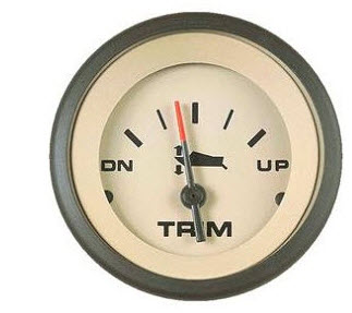 Trim Gauge, Merc., Sender Required 59709P - SeaStar Solutions Teleflex Marine Gauges and Compasses - MarineEngine.com