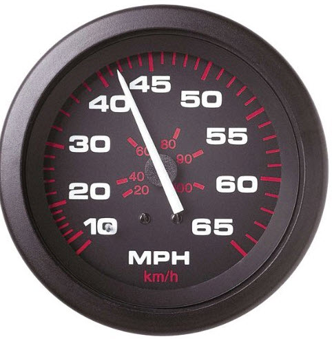 Speedometer, 65MPH 57900P - SeaStar Solutions Teleflex Marine Gauges and Compasses - MarineEngine.com