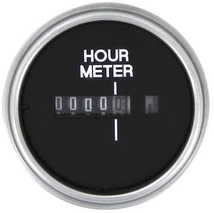 Hourmeter, 10,000 Hrs. 82760P - SeaStar Solutions Teleflex Marine Gauges and Compasses - MarineEngine.com