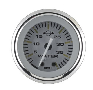 Water Pressure Kit, O/B, 40 PSI 67873P - SeaStar Solutions Teleflex Marine Gauges and Compasses - MarineEngine.com