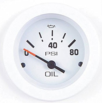 Oil Pressure, 0-80 PSI, Sender Required 68367P - SeaStar Solutions Teleflex Marine Gauges and Compasses - MarineEngine.com