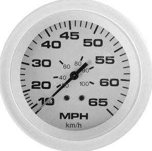 Speedometer, 65MPH, 3" 68371P - SeaStar Solutions Teleflex Marine Gauges and Compasses - MarineEngine.com