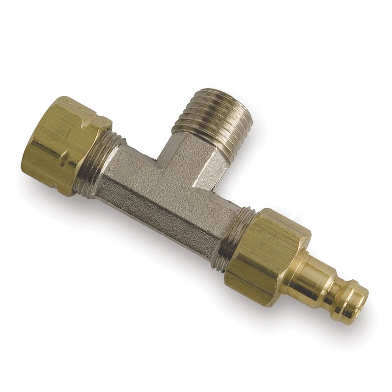 Bleeder Tee Horizontal, 3/8" Tube, 1/4"NPT (2) HF5520 SeaStar