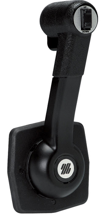 Side Mount Single Lever Control w/Trim B184 - Uflex USA Control Box - MarineEngine.com
