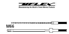 Universal QC Rotary Cable, 11' M66X11 - Uflex USA Mechanical Steering - MarineEngine.com
