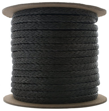 Rope, SB, 3/16" x 500', Black - Unicord General Rope - MarineEngine.com