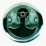 Compression Handle, Non-Locking, 3" S-235C - Whitecap Deck Cabin Hardware - MarineEngine.com