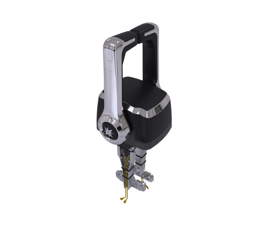 Dual Top Mnt. Control, Chrome, CHX8240P - SeaStar Solutions Teleflex Marine Control Box - MarineEngine.com