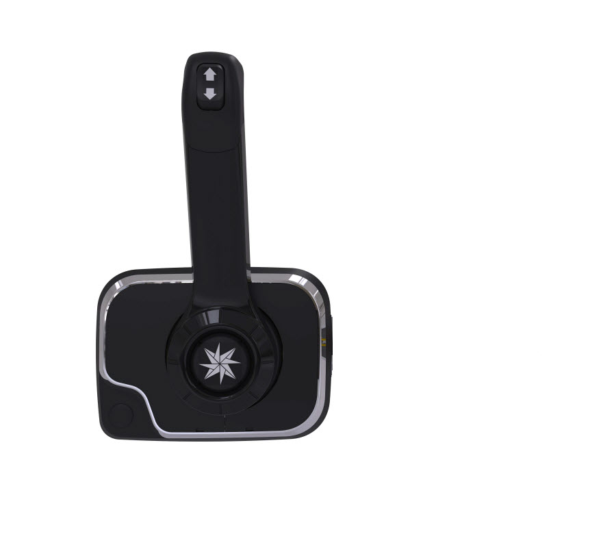 Side Control, Black, w/Trim Switch CHX8554P - SeaStar Solutions Teleflex Marine Control Box - MarineEngine.com