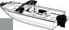V-HULL ALUMINUM FISHING BOAT STYLED-TO-FIT BOAT COVER (Carver Industries)