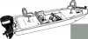 JON STYLE BASS BOAT STYLED-TO-FIT BOAT COVER (Carver Industries)