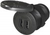 DUAL USB CHARGER - SOCKET MOUNT