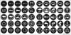 PUSH BUTTON SWITCH LABELS (Blue Sea System)