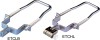 ECONOMY SPARE TIRE CARRIER WITH LOCKING LEVERS