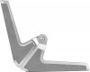 SEAT HINGES FOR CLOSED BACK OR HELM SEATS (Garelick Manufacturing)