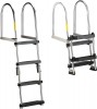 PREMIUM FOLDING PONTOON TRANSOM BOARDING LADDER (Garelick Manufacturing)