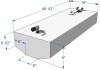 RDS 30 GALLON BELOW DECK ALUMINUM FUEL TANK (RDS Manufacturing)