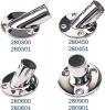STAINLESS STEEL BASE RAIL FITTINGS - ROUND (SeaDog Line)