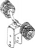 SINGLE PAIR WOBBLE ROLLER ASSEMBLY (Ve-Ve)