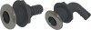 STAINLESS STEEL/NYLON THRU-HULL CONNECTORS (Whitecap)