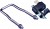 FULTON ECONOMY SPARE TIRE CARRIER WITH SPARE TIRE LOCK